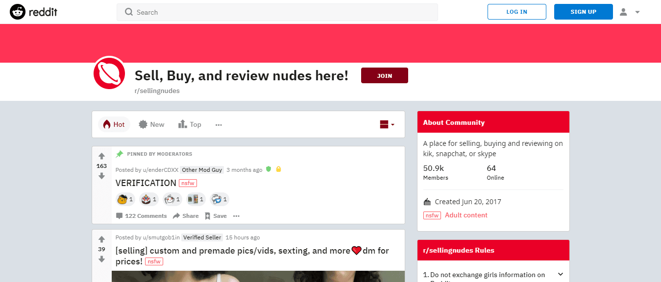 Subreddit for nudes