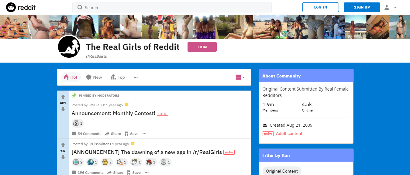 Nsfw reddit real girls