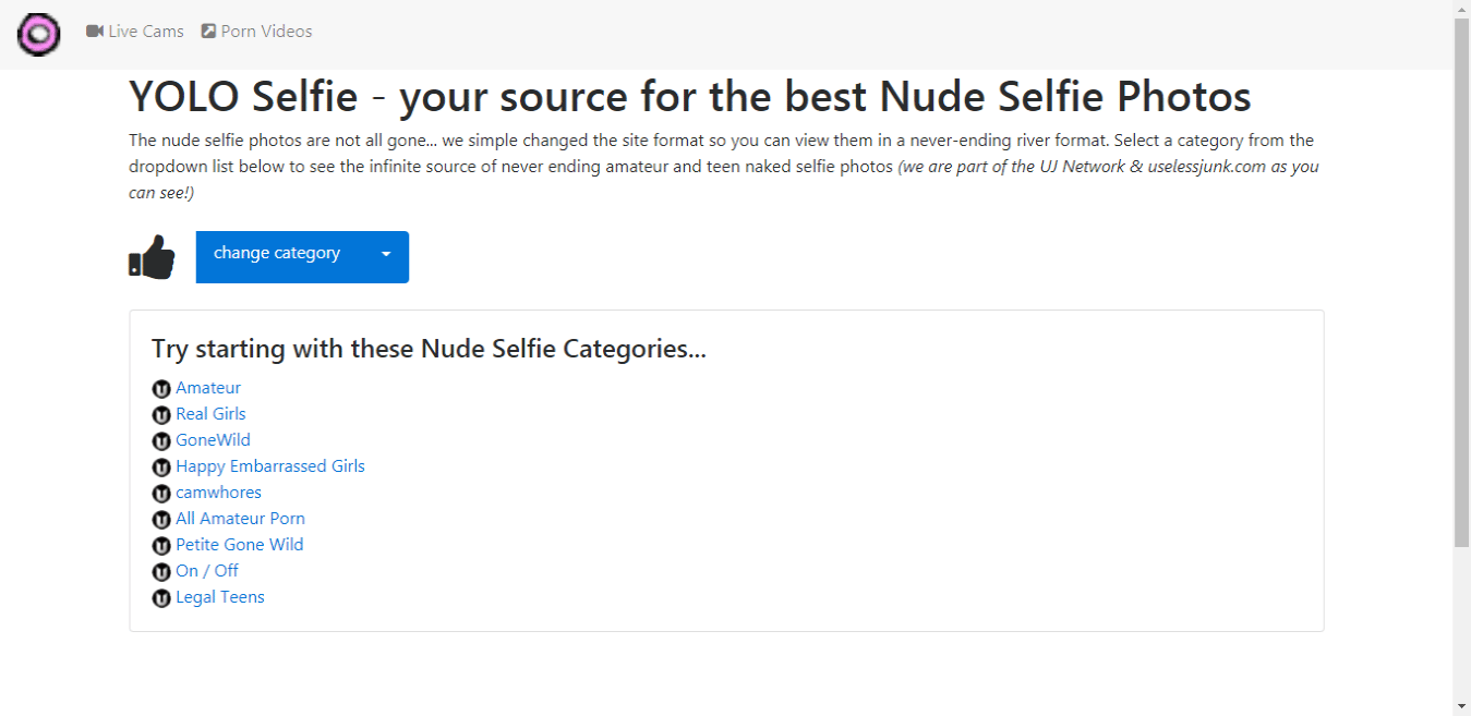 YoloSelfie & 11 Naked Girl Galleries Like YoloSelfie.com | Nudes Guy