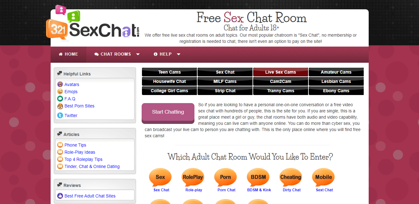 Free porn chat site